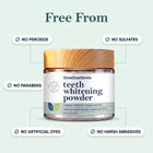 Teeth Whitening Powder Soothes Sensitive Gums Improve Halitosis Lasting Freshness Breath Reduce Yellow Stains Care Tooth Powders